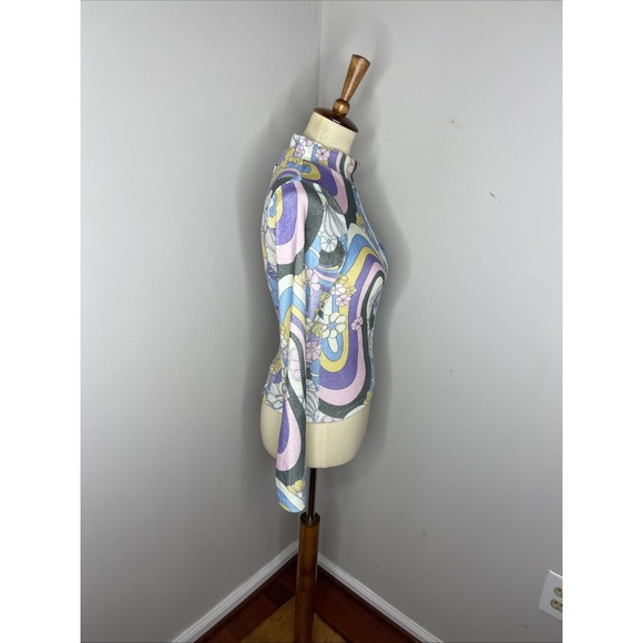 Damson Madder Peggy Psych Long Sleeve Top in Purple Sz 6 - Picture 5 of 10